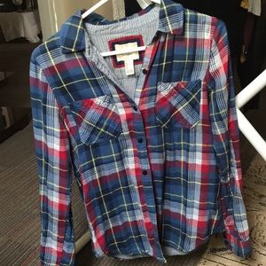 Fitted flannel!
